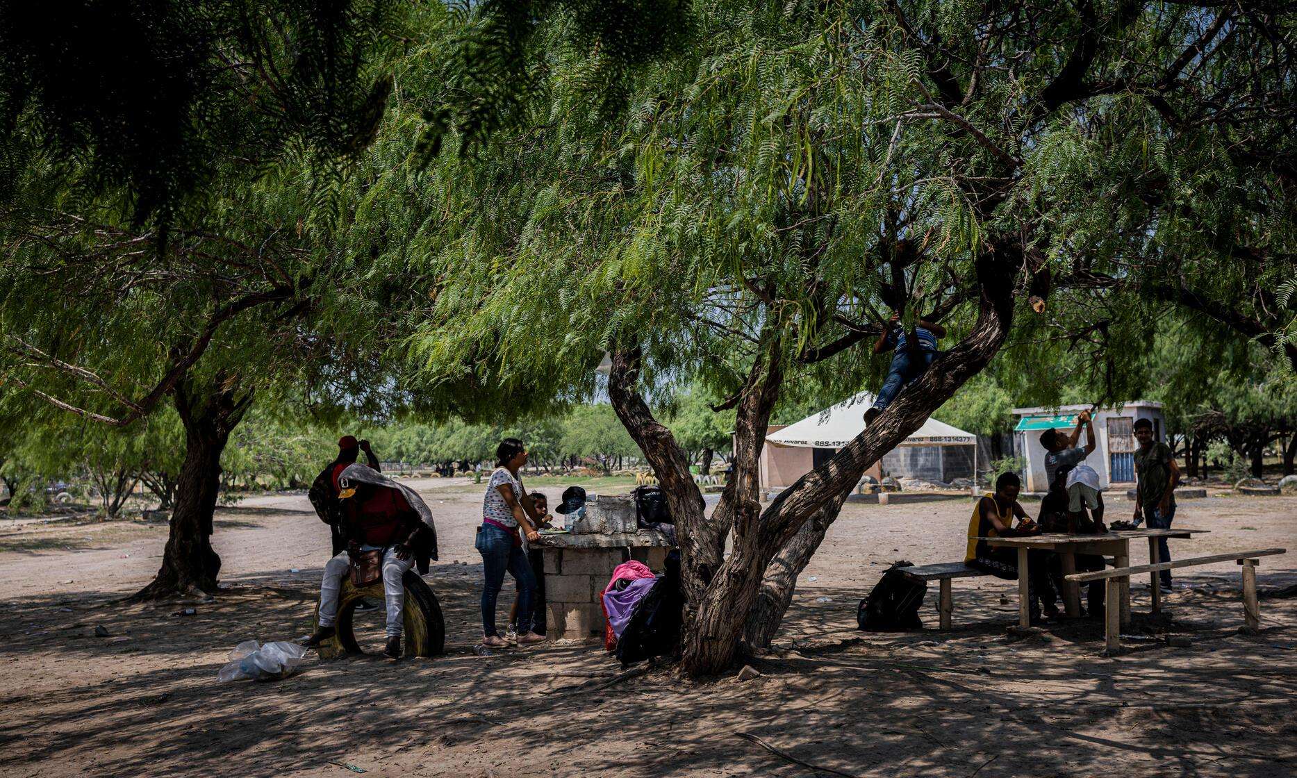 Migrants in Reynosa, Mexico