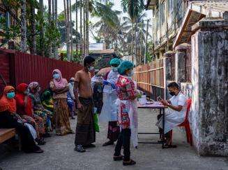 t MSF’s clinic in downtown Sittwe