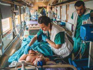 Doctors on Rails - MSF Medicalised train in Ukraine.