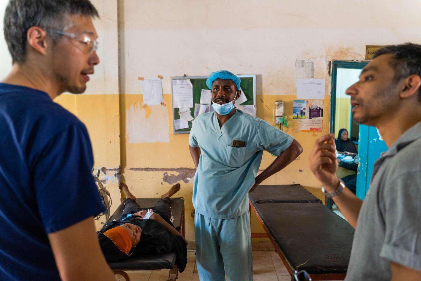 MSF's Emergency Surgical Team at Bashair Hospital in Khartoum, Sudan in 2023.