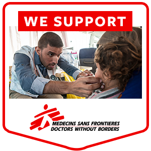 We Support MSF badge