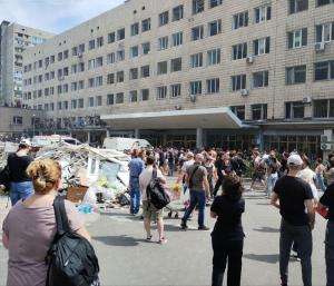 1. Ukraine's largest children's hospital Okhmatdyt was hit by Russian forces on 8 July, 2024