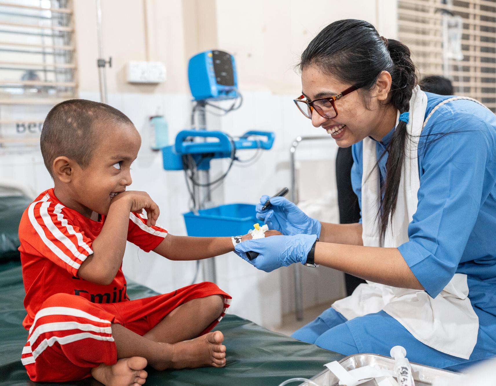 Rohingya Response: Abcess-patient Shofi