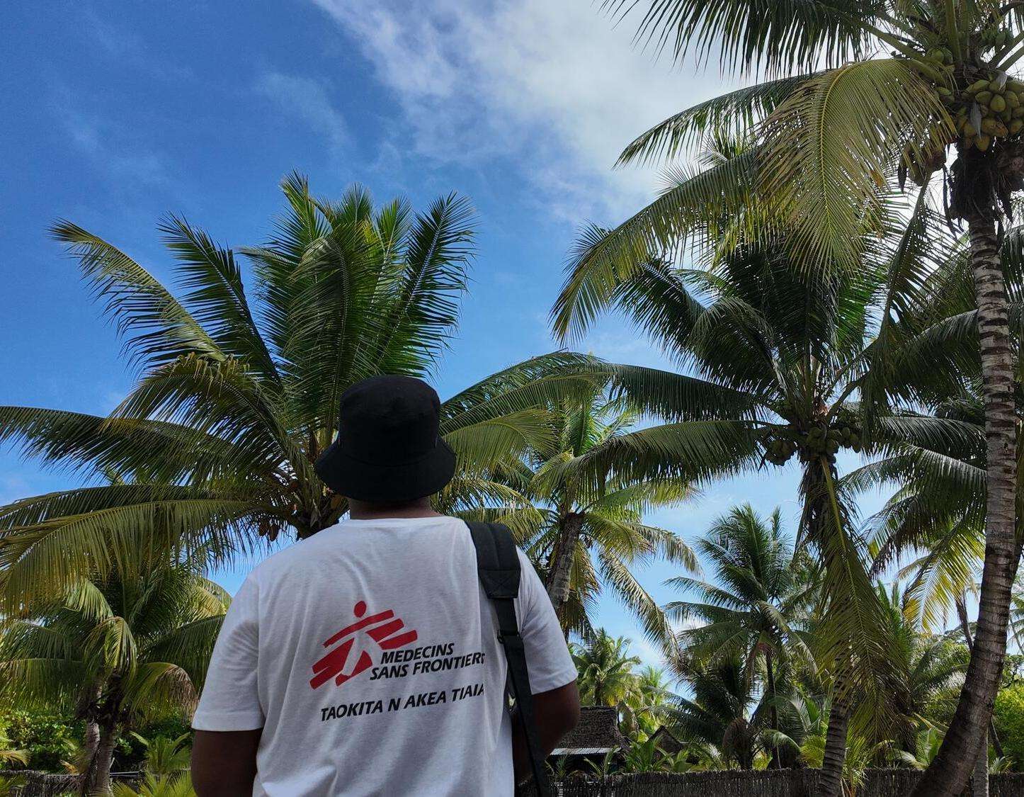 MSF Kiribati staff on Abaiang island