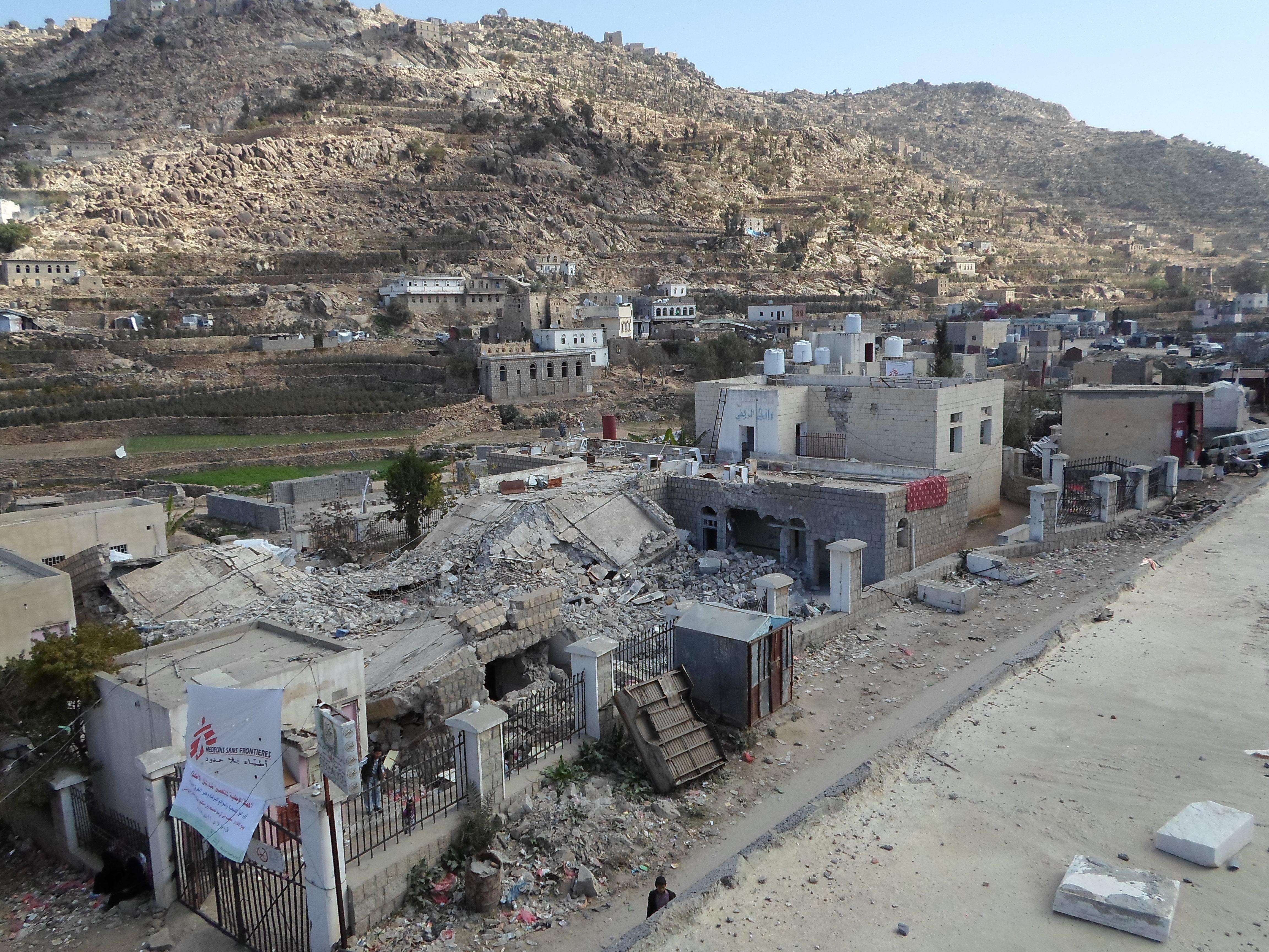 he Shiara hospital, an MSF-supported facility in Razeh district (Northern Yemen), was hit by a projectile in northern Yemen on January 10thm resulting in five deaths, eight injured and the collapse of several buildings of the medical facility