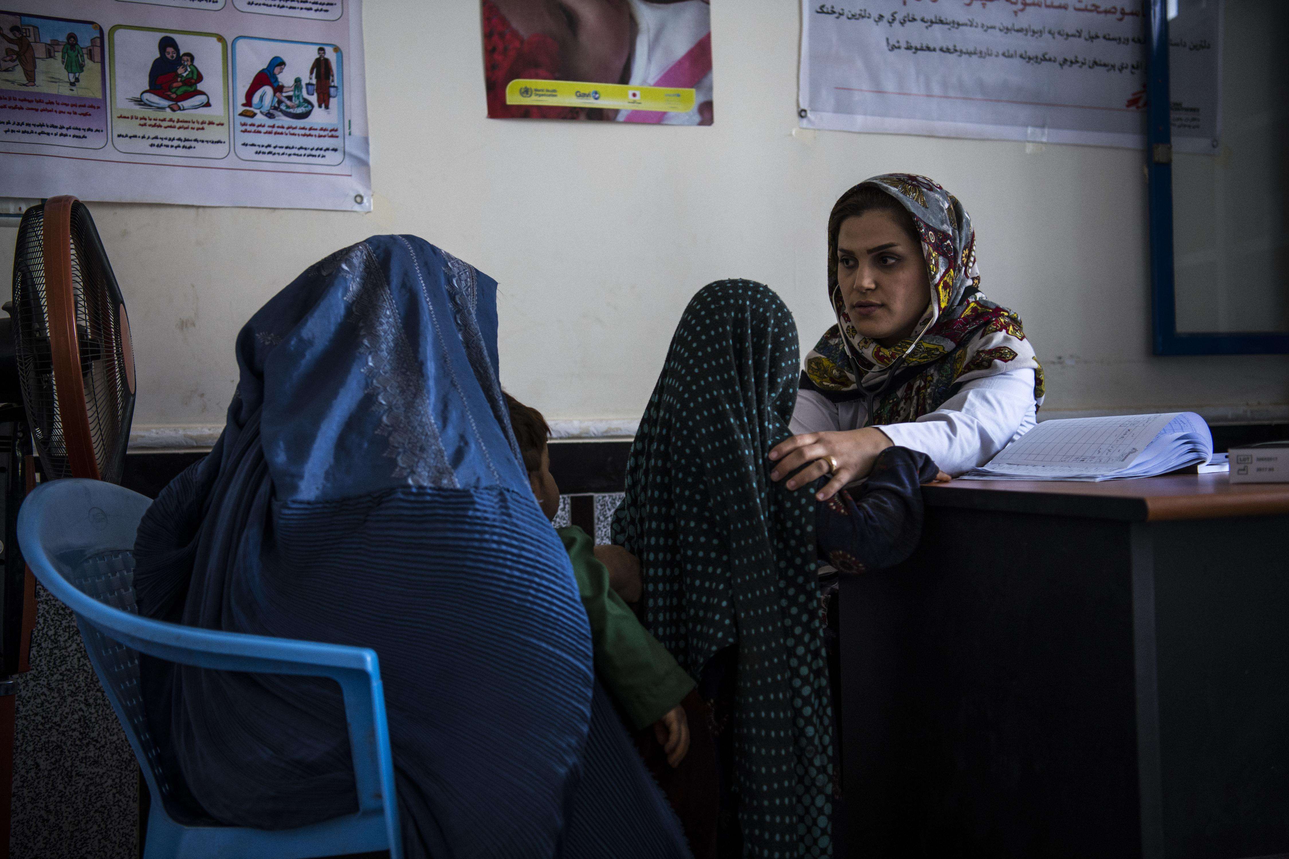 MSF clinic on on the outskirts of Herat City