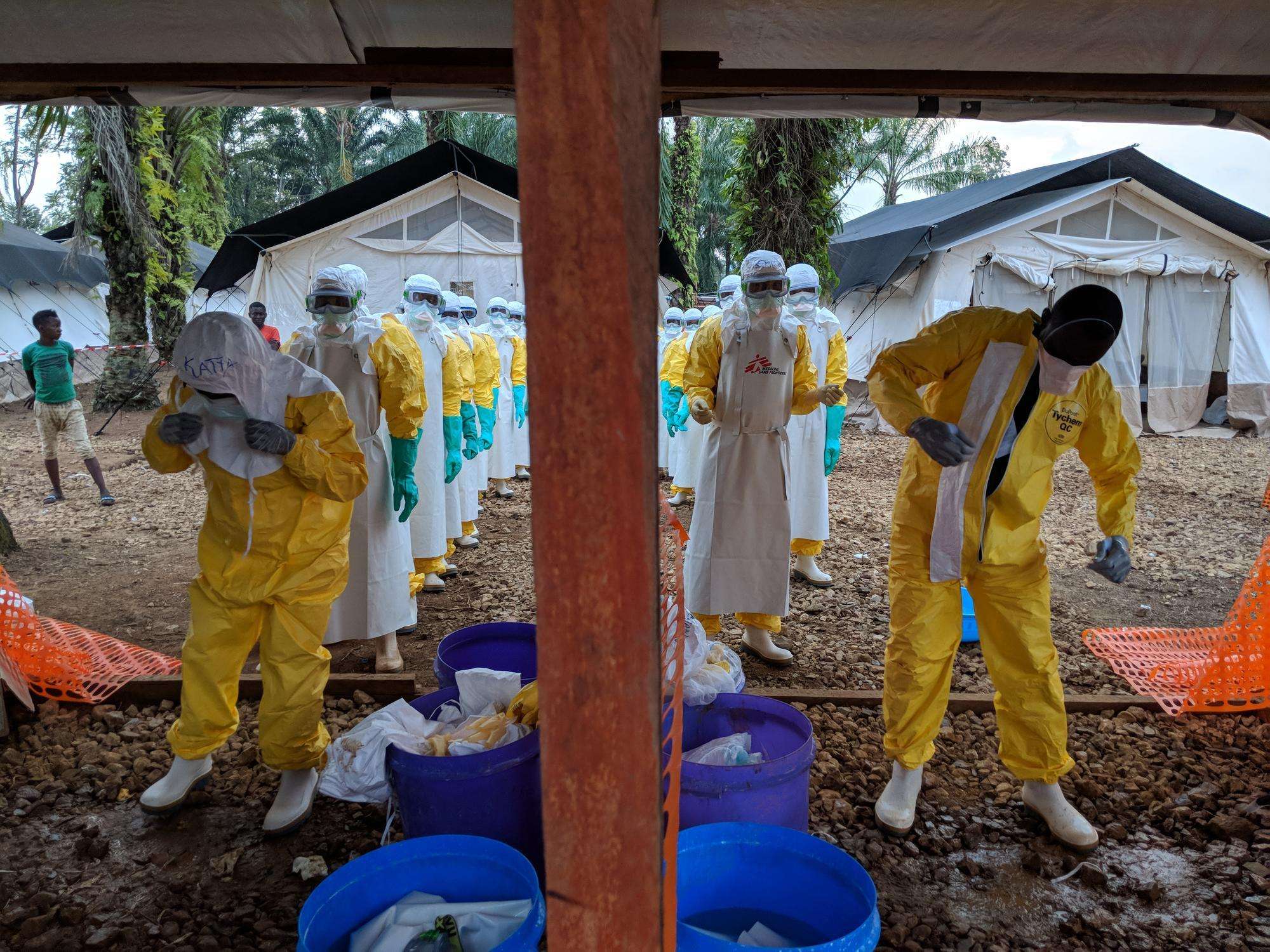 Ebola Treatment Center (ETC) in Mangina
