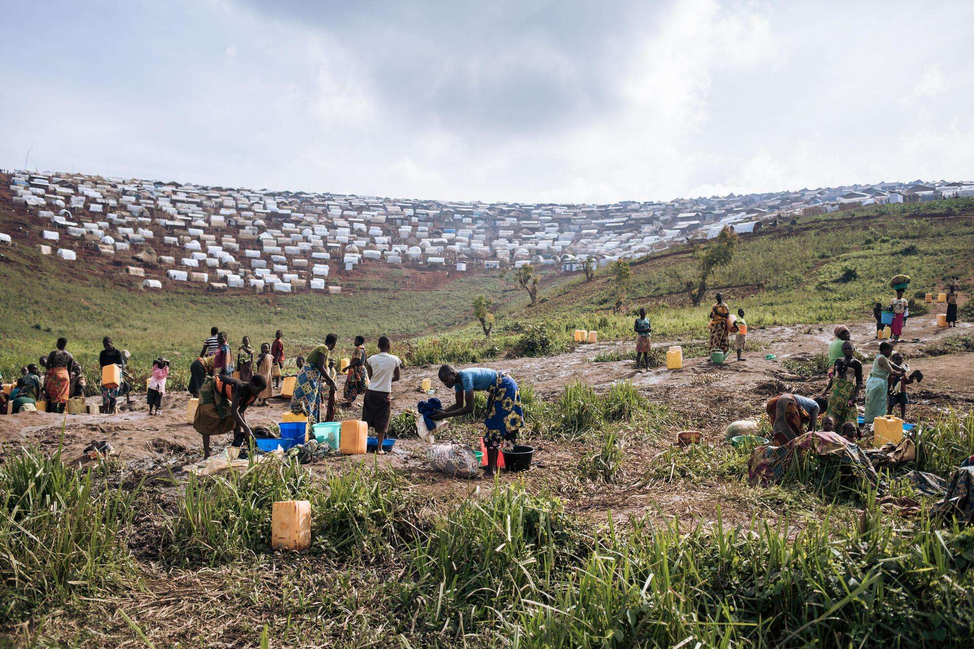 Living conditions in Rhoe Camp, DR Congo