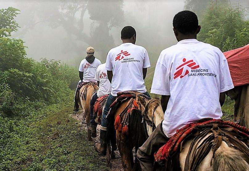 MSF teams travel on horseback in the Mejo Woredas (division) in the Sidama Zone of Ethiopia.