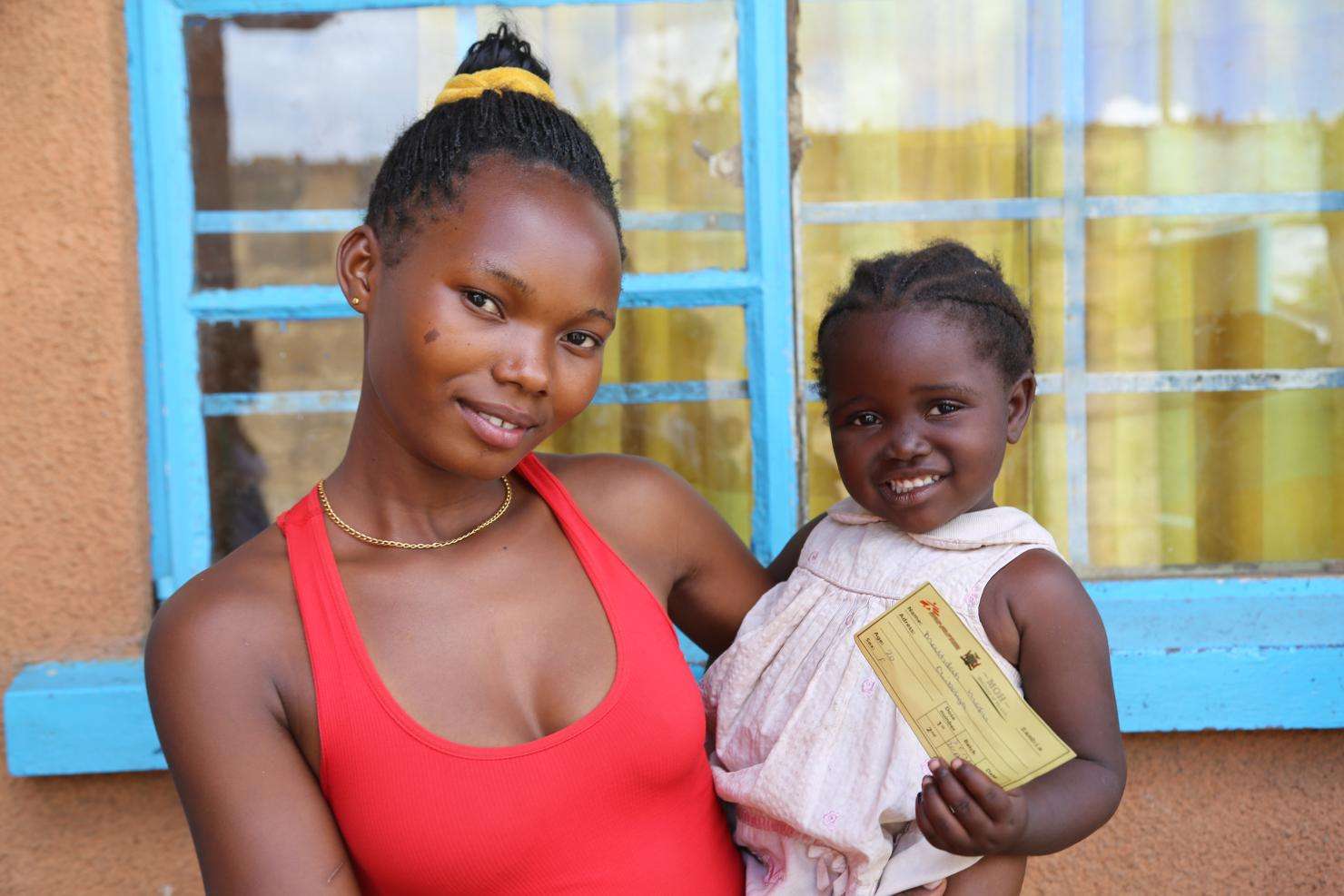 Mathilda and her daughter were among the half million vaccinated against cholera in Lusaka, Zambia.