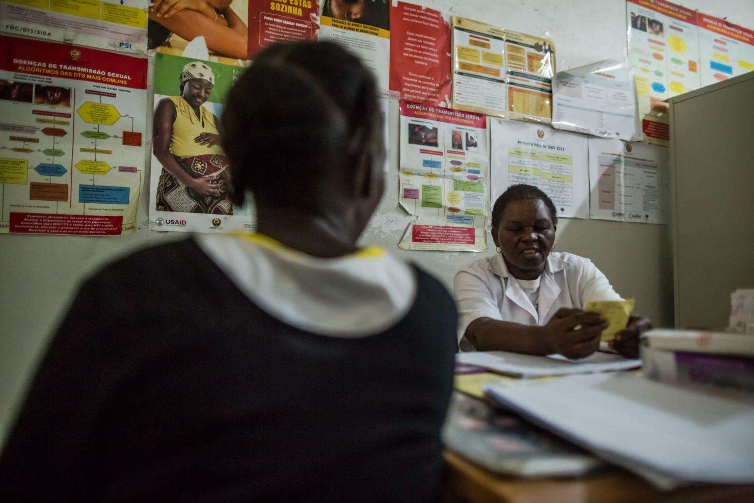 MSF family planning nurse sees patients for sexually transmitted infections, family planning, and pregnancy. 