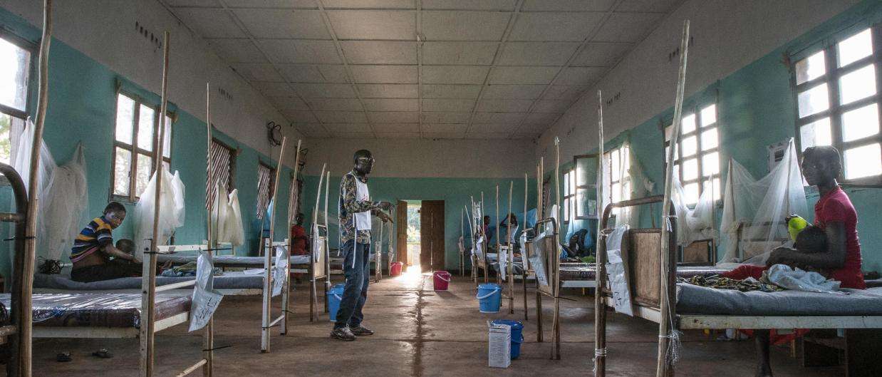 Measles intervention in Boso Manzi, DRC