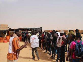 People on the move in Assamaka, Agadez
