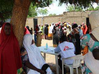 IDP camp in Maiduguri, Borno state