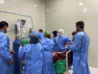 MSF COVID Intervention in Aden, Al Gomhuria Hospital