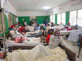 Haiti earthquake - Les Cayes general hospital