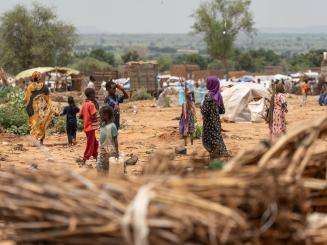 Camp Ecole for displaced people in eastern Chad