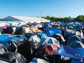 Migrant camp in Reynosa