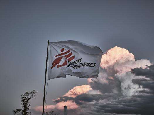 MSF flag in Madagascar
