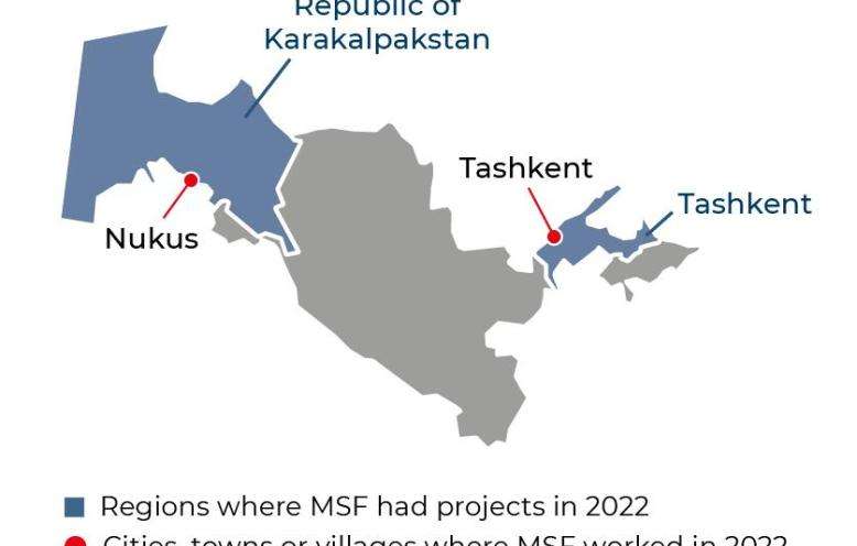 Uzbekistan IAR map 2022