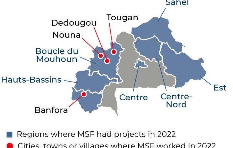 Burkina Faso IAR map 2022