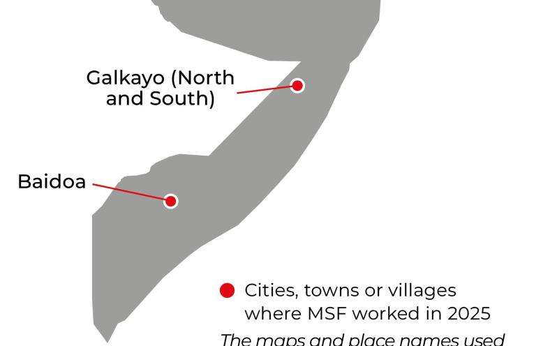 Somalia IAR 2025 map
