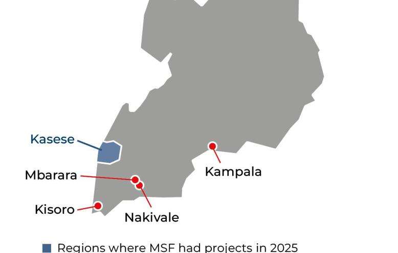 Uganda IAR 2025 map