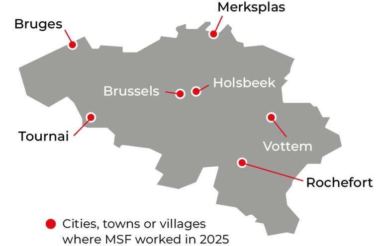 Belgium IAR 2025 map