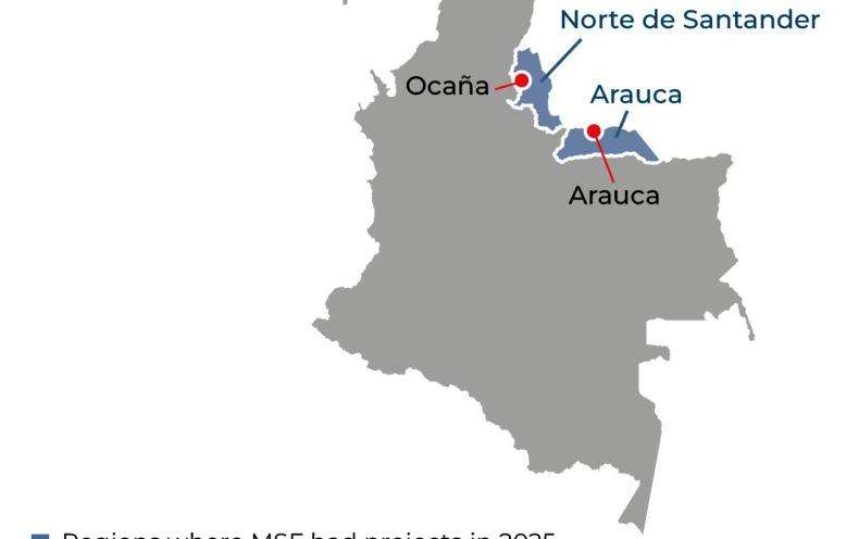 Colombia IAR 2025 map