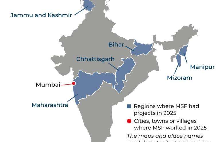 India IAR 2025 map