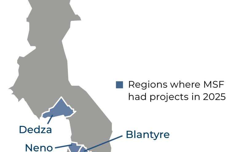 Malawi IAR 2025 map
