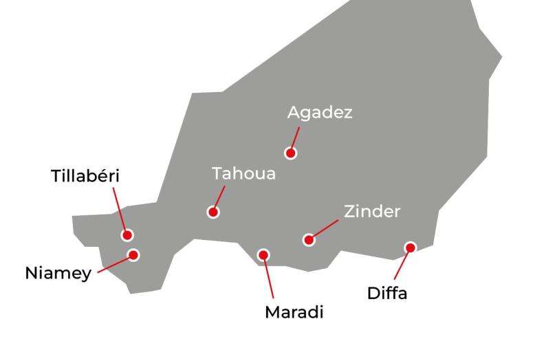 Niger IAR 2025 map