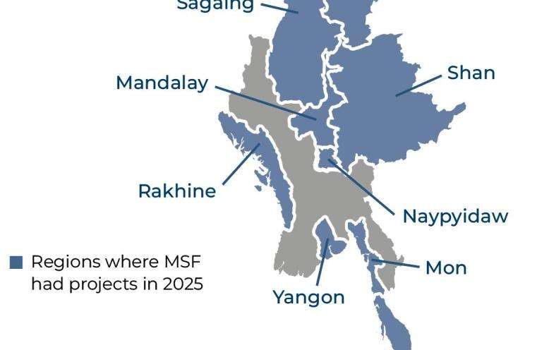 Myanmar IAR 2025 map