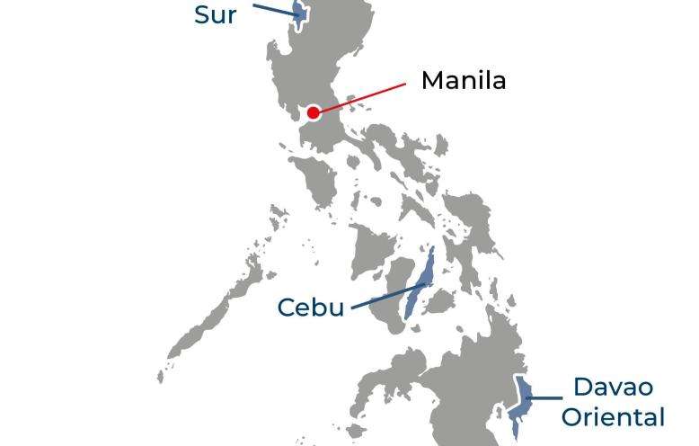 Philippines IAR 2025 map