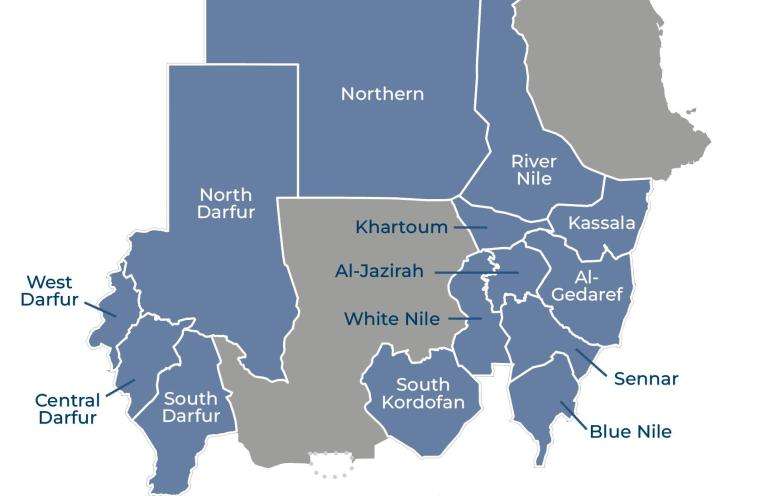 Sudan IAR 2025 map