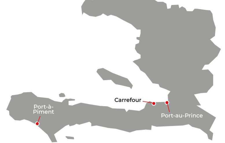 Haiti IAR 2025 map