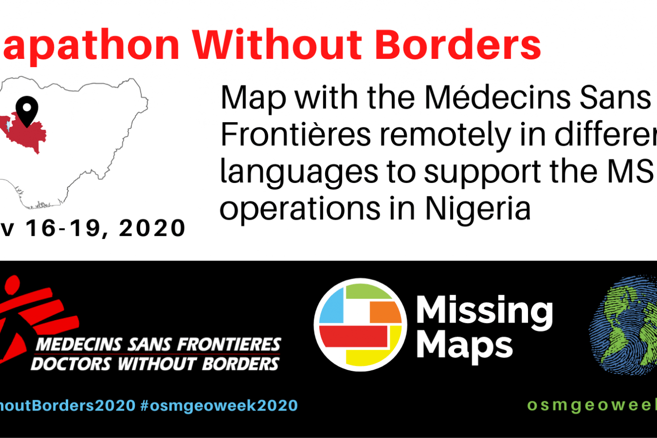 MSF Geo Week 2020 Mapathons