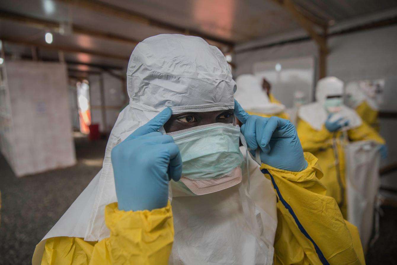 Sierra Leone - A new Ebola treatment center in Freetown in 2014
