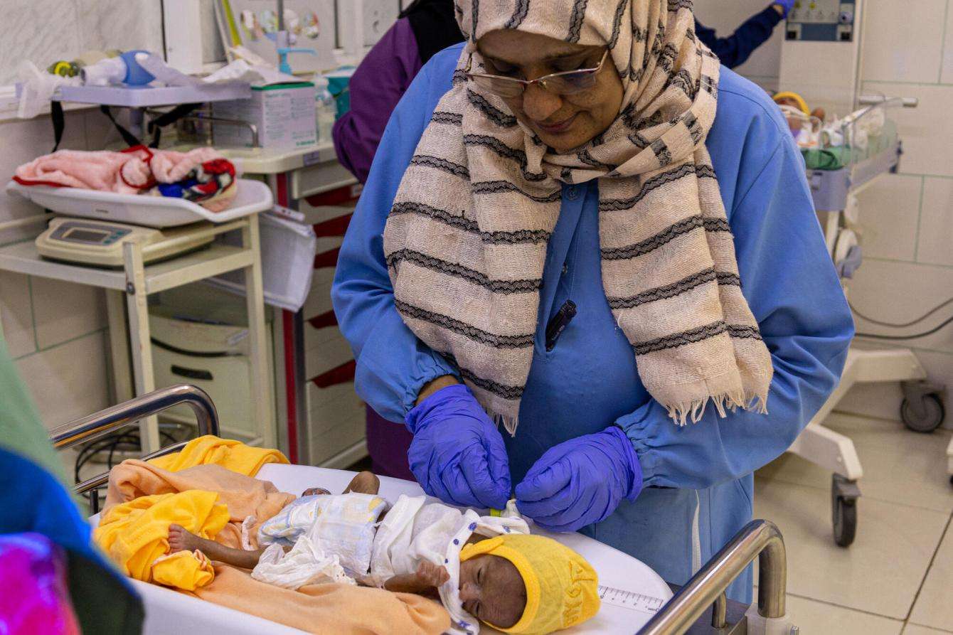MSF-supported Al-Jamhouri Hospital | Neonatal Ward
