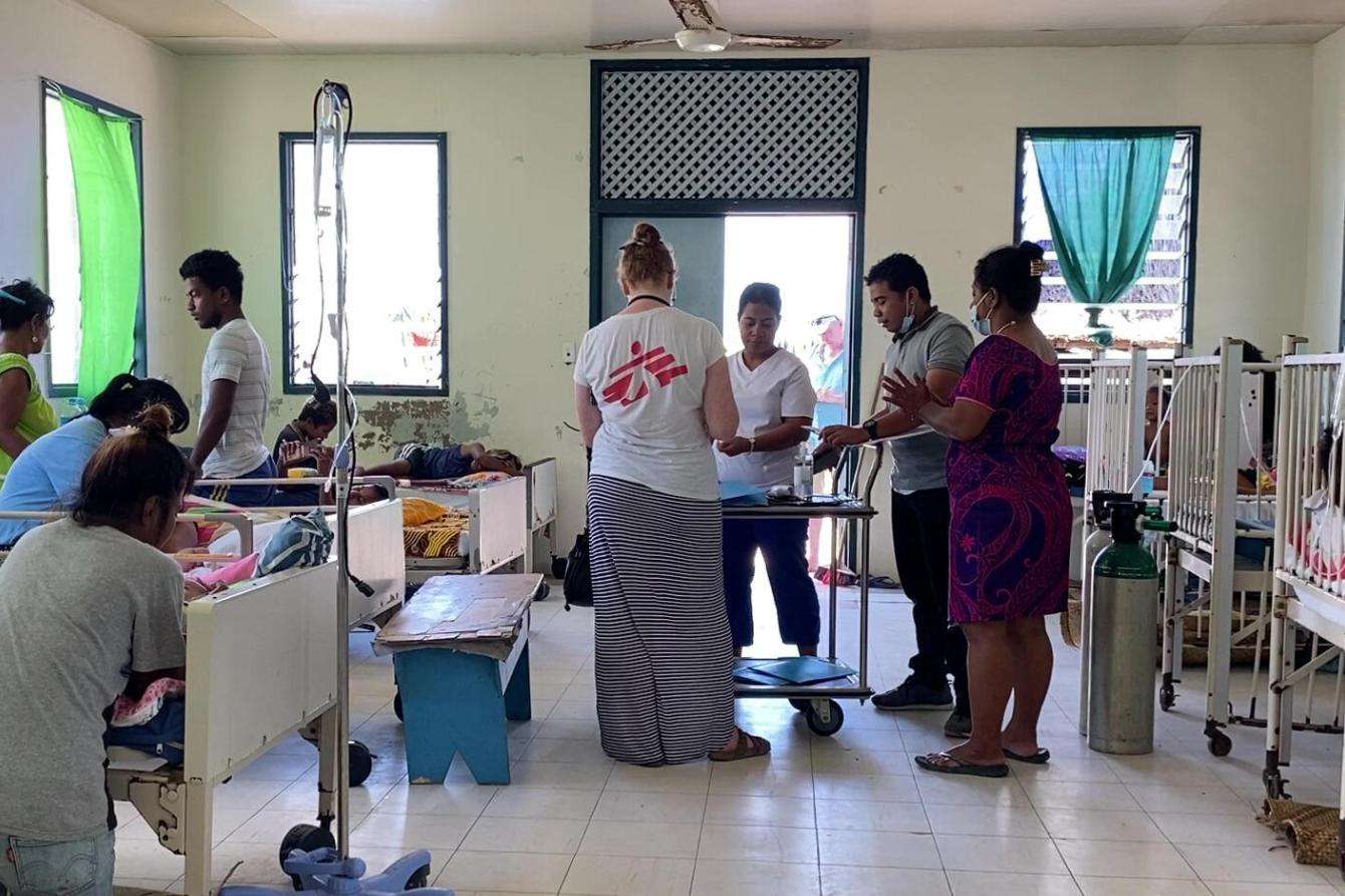 Paediatric ward, Tungaru Central Hospital, South Tarawa