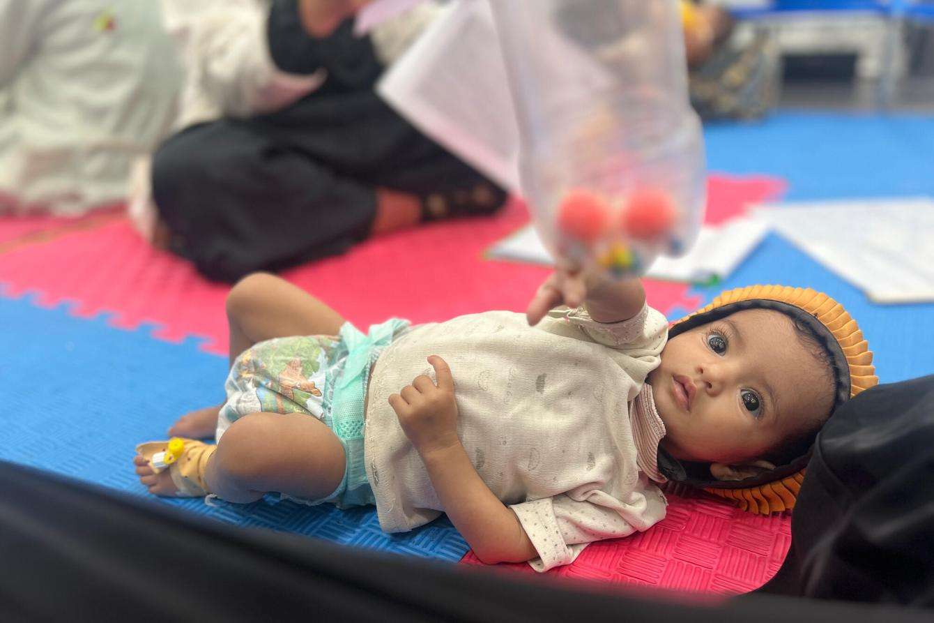 Pediatric rehabilitation activities in Haydan, Yemen