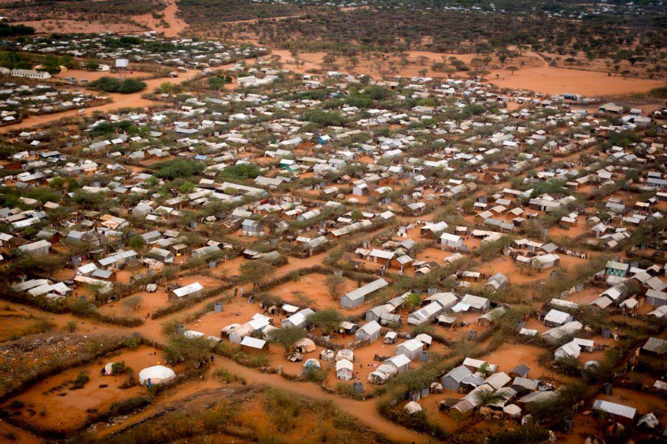 Aerial view of Dadaab