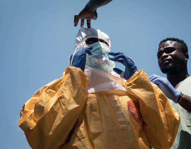 Ebola Treatment Center in Mongbwalu Hospital