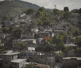 View of Port-au-Prince, Haiti.