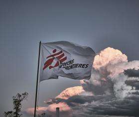 MSF flag in Madagascar
