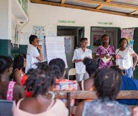 Health promoters in Rendel, February 2023, Haiti