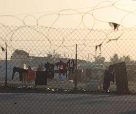An informal camp for displaced Palestinians in Rafah city, in the south of the Gaza Strip near the Egyptian border.