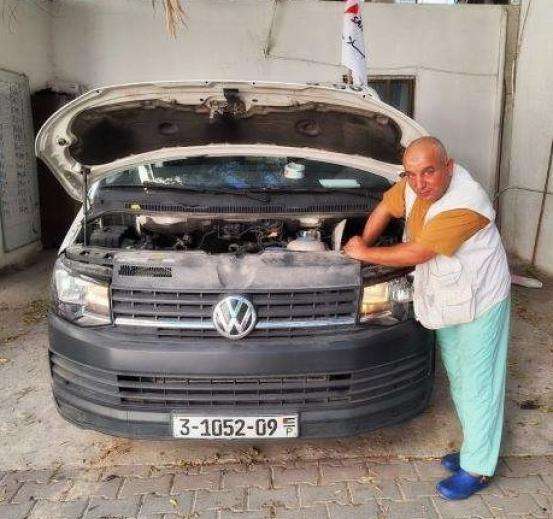MSF vehicle maintenance supervisor Suhail Habib