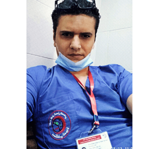 Mahmoud Abu Nujaila, an MSF doctor killed in Gaza.