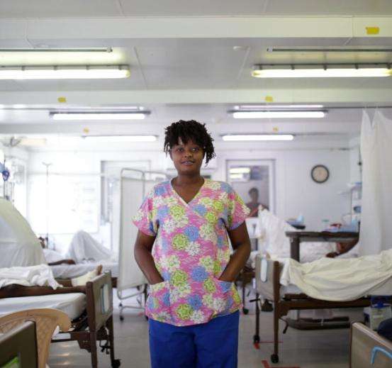Gessica Fleurmond, ICU nurse, MSF Tabarre Hospital, Port-au-Prince, Haiti